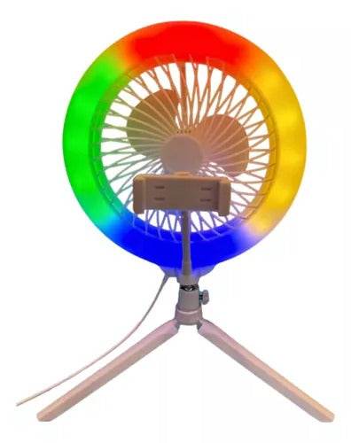 Broadcast Ring Light Fan With Tripod - DMC Wholesale