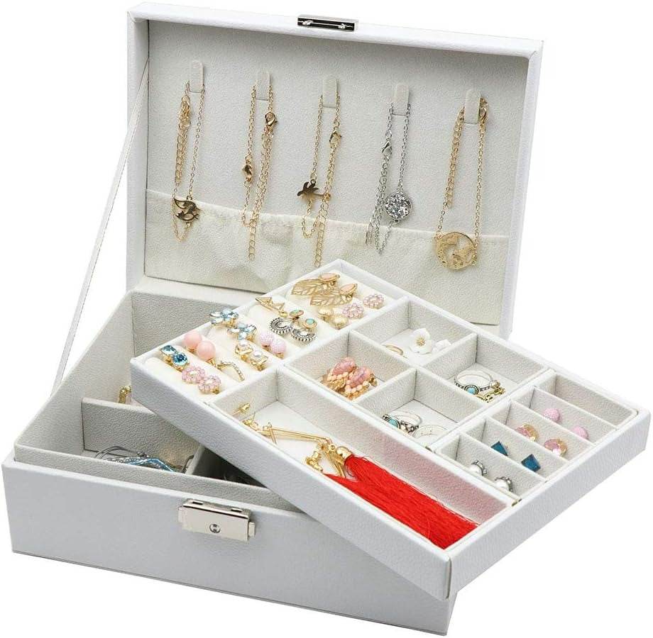 Compact Double Layer Jewelry Storage Organizer - DMC Wholesale