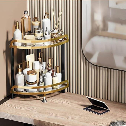 Wrought Iron Corner Kitchen or Bathroom Shelf (Each)