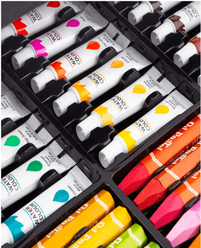 Unicorn Art Set With Aluminum Casing (145pc) - DMC Wholesale