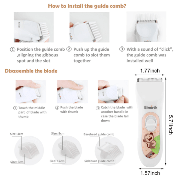 Quiet Cordless Hair Clippers For Children - DMC Wholesale