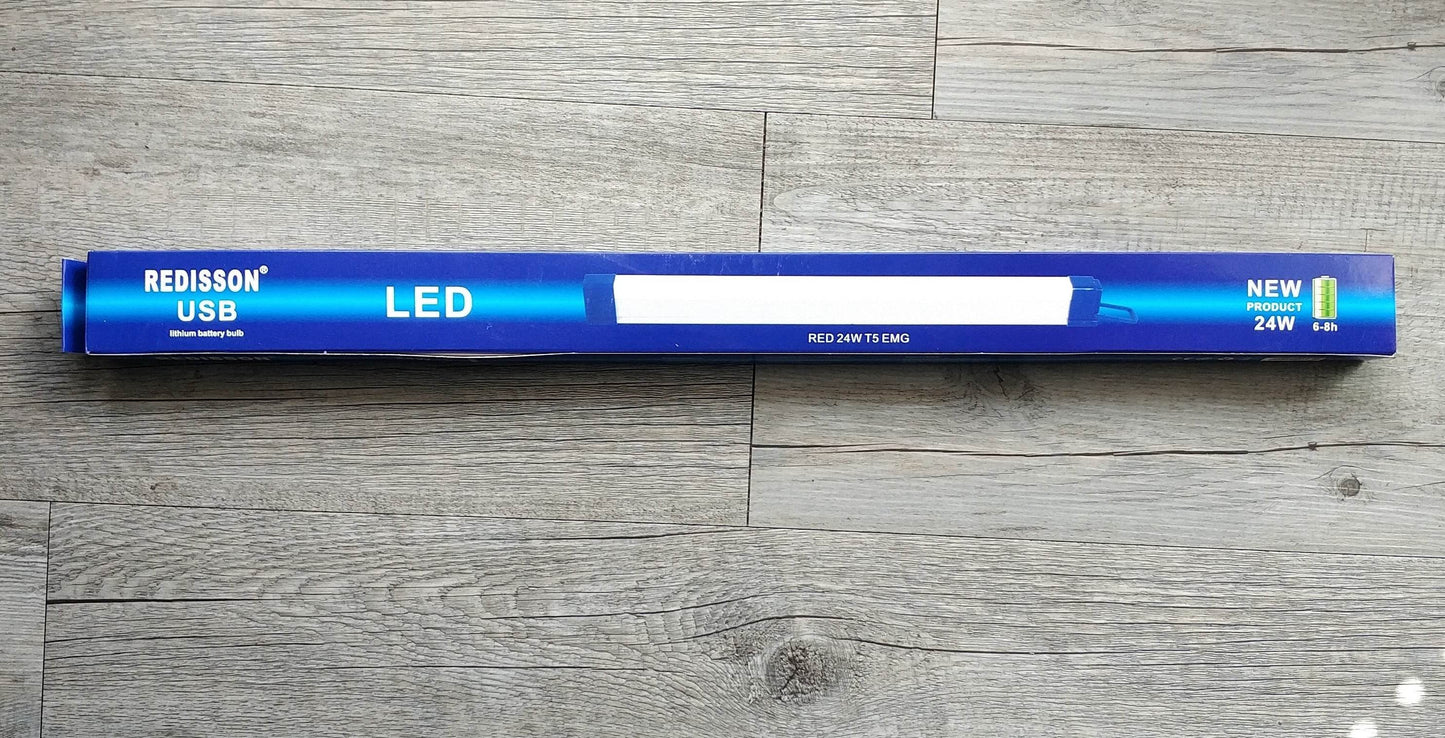 Rechargeable Portable LED Tube Light (52cm) - DMC Wholesale