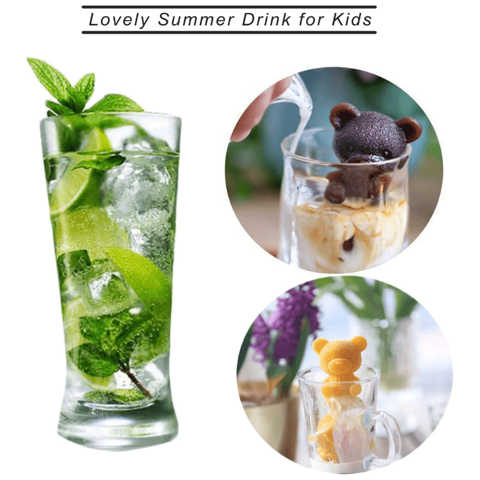 3D Bear Silicone Ice Mold (Each) - DMC Wholesale