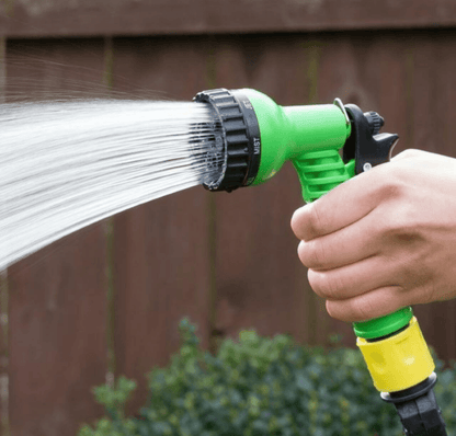 Flat Hose with Spray Gun Nozzle (15m) - DMC Wholesale