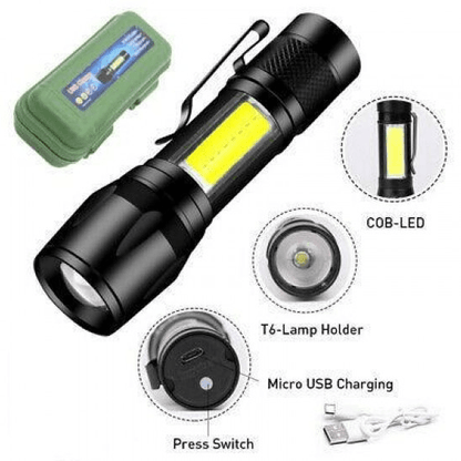USB Rechargeable Mini Torch - DMC Wholesale