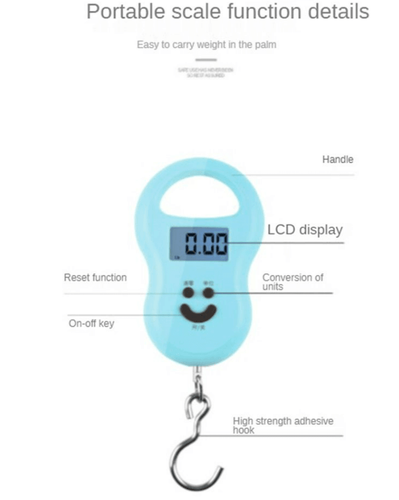 Digital Fishing Hanging Hook Scale - DMC Wholesale