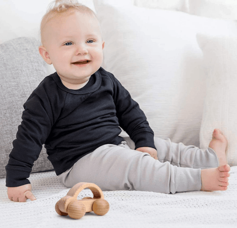 Wooden Hand Car - Alt View