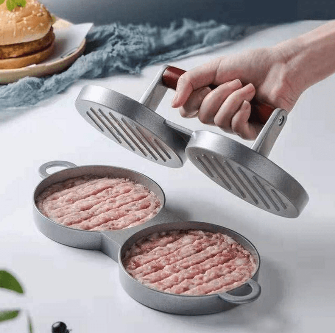 Double Hamburger Press - DMC Wholesale