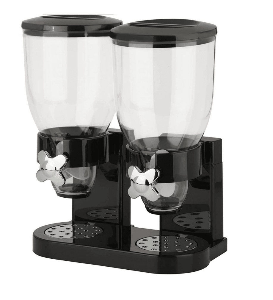 Double Barrel Cereal Dispenser (2L) - DMC Wholesale