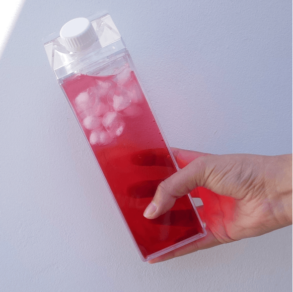 Acrylic Milk Carton Bottle ((1L) - DMC Wholesale