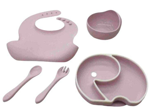Baby Silicone Elephant Bib (5 pcs) - DMC Wholesale