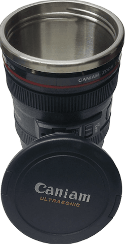 Camera Lense Coffee Thermos - Alt View