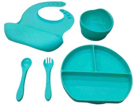 Baby Silicone Bib Set (5 pcs) - DMC Wholesale