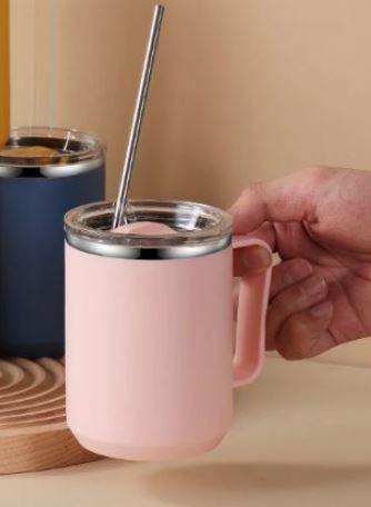 Stainless Steel Travel Coffee Mug (450ml) - DMC Wholesale