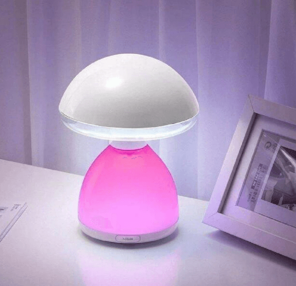 Rechargeable Colourful Eye Mushroom Lamp (17cm) - DMC Wholesale