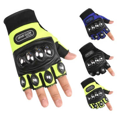 Motorcycle Gloves (Black Only) - Alt View