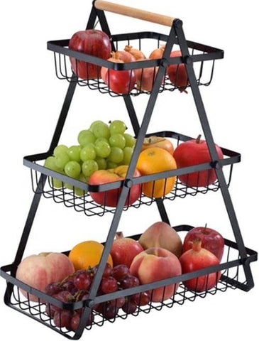 Fruit Stack Rack (3 Tier) - Alt View