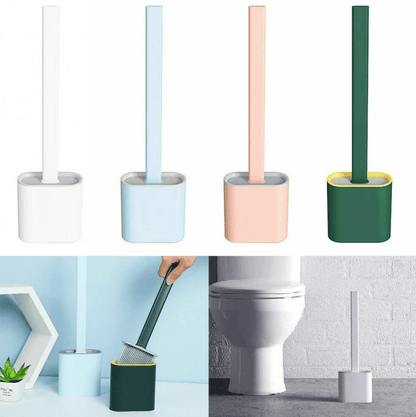 Silicone Flex Toilet Brush With Holder - DMC Wholesale