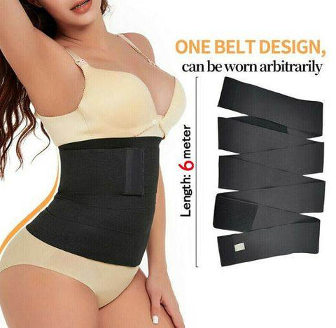 Wrap Bandage Waist Trainer Belt (6m) - Alt View
