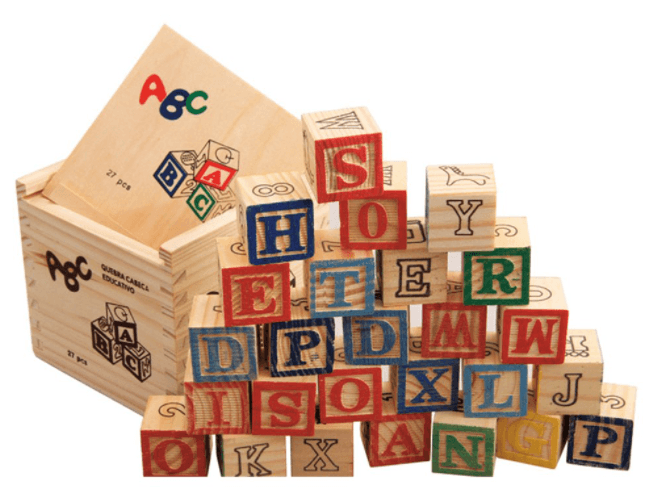 Educational Wooden ABC Blocks (27 pcs) - DMC Wholesale