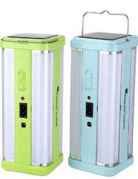 Solar LED Rechargeable Hand Hold Lamp with Lamp Bead Tube - Alt View