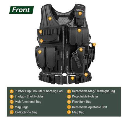 Tactical Vest For Men - DMC Wholesale