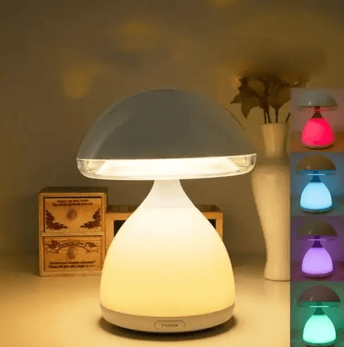 Rechargeable Colourful Eye Mushroom Lamp (17cm) - DMC Wholesale