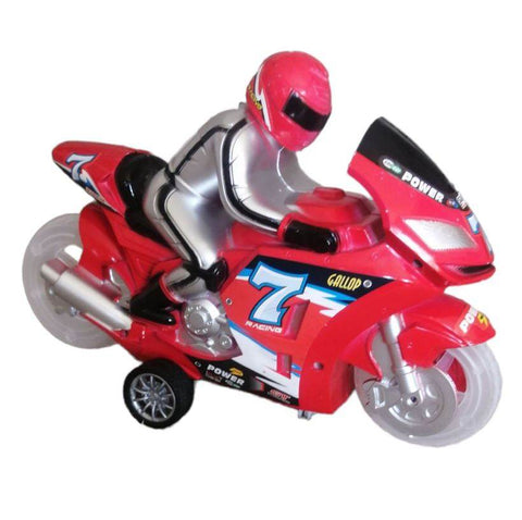 Remote Control Motorcycle Toy - Alt View