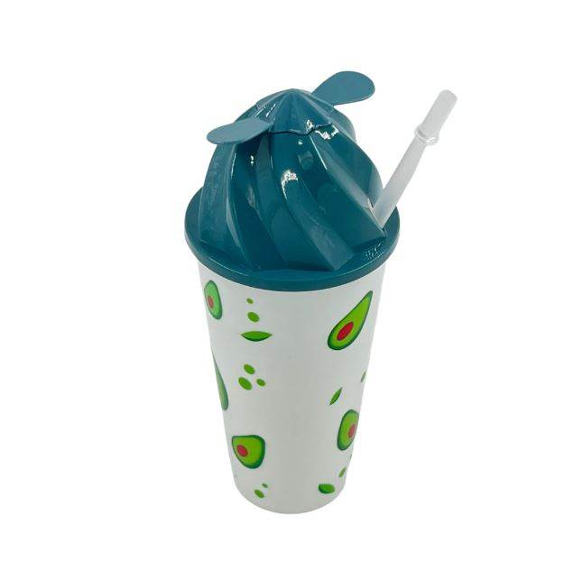 Ice Cream Water Cup With Lid (500ml)(12 pcs) - DMC Wholesale