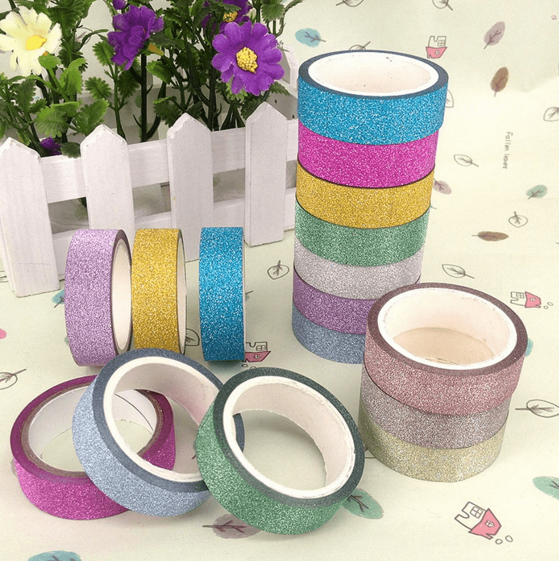 Glitter Tape (10 pcs) - DMC Wholesale