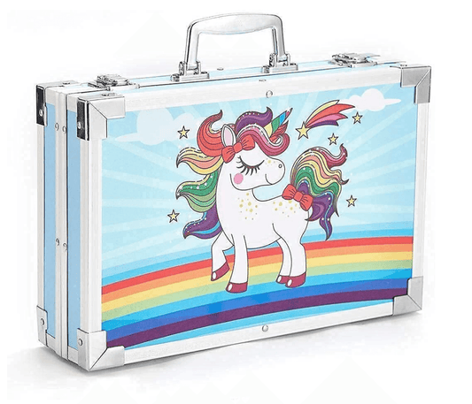 Unicorn Art Set With Aluminum Casing (145pc) - DMC Wholesale