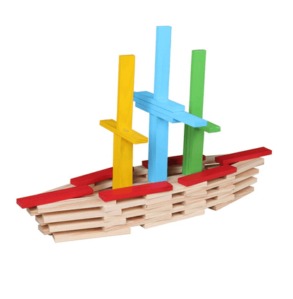 Wooden Model Building Blocks (150 pcs) - DMC Wholesale