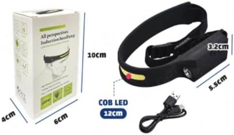 Rechargeable Induction Headlamp With All Perspectives - DMC Wholesale