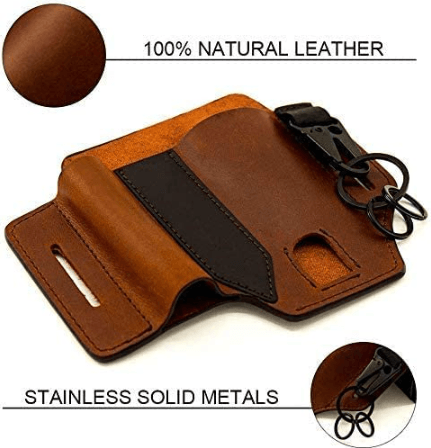Multifunctional Leather Pocket Organiser - Alt View