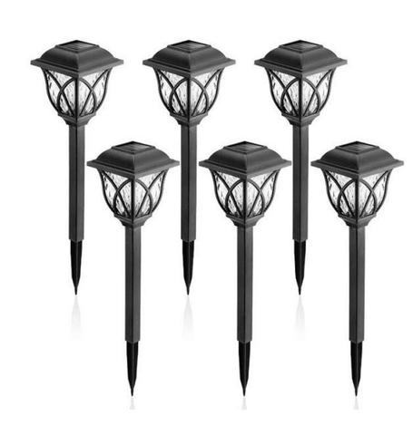 Outdoor Solar Garden Lights (6 pcs) - Alt View