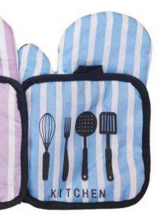 Kitchen Oven Mittens (Striped)(2pcs) - DMC Wholesale