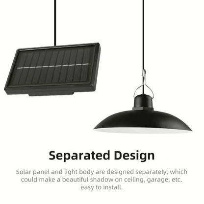 Solar LED Hanging Pendant Light - DMC Wholesale