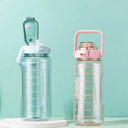 Combo: Clear Motivational Bottle (2 pcs) - DMC Wholesale