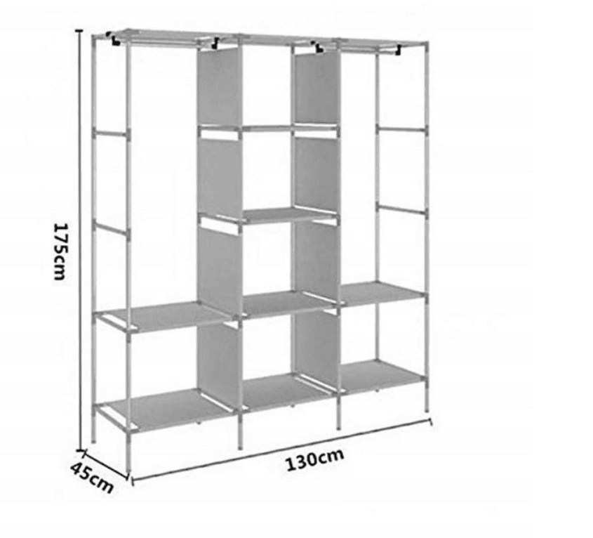 Storage Wardrobe Closet - DMC Wholesale