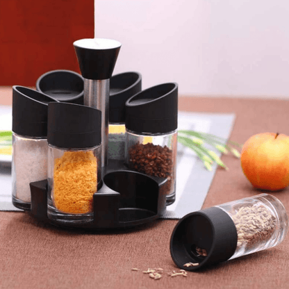 Round Spice Rack Set (6 pcs) - DMC Wholesale