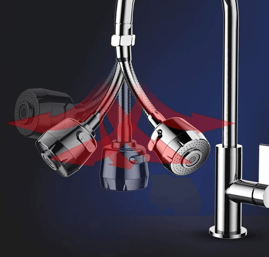 Adjustable Faucet Nozzle With Hose - DMC Wholesale