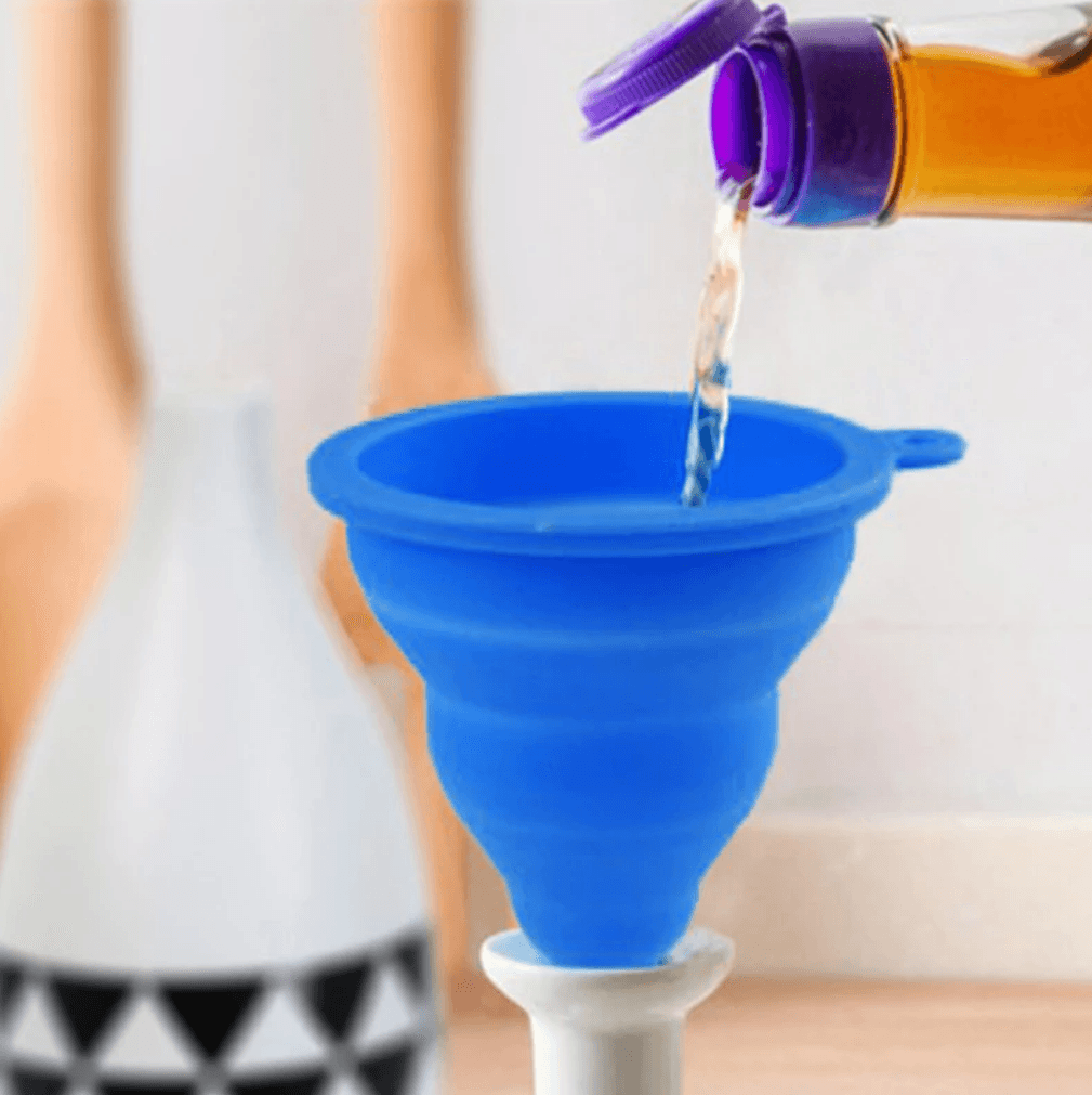 Foldable Collapsible Silicone Funnel - DMC Wholesale