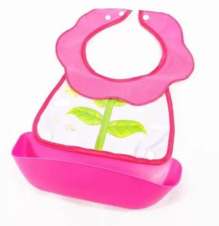 Flower Baby Bib - DMC Wholesale