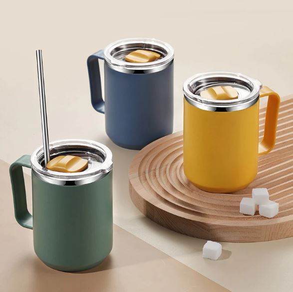 Stainless Steel Travel Coffee Mug (450ml) - DMC Wholesale