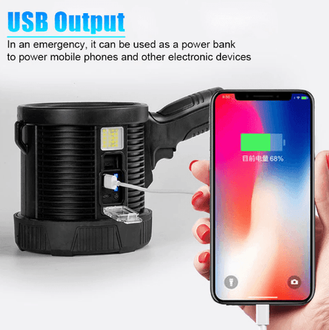 Powerful LED Handheld Searchlight - Alt View