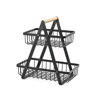 Metal Stack Rack (2 Tier) - DMC Wholesale