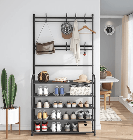 Shoe and Clothes Rack (5 Tier) - Alt View