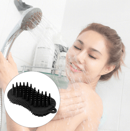 Silicone Shampoo and Body Massage Brush (Each) - DMC Wholesale