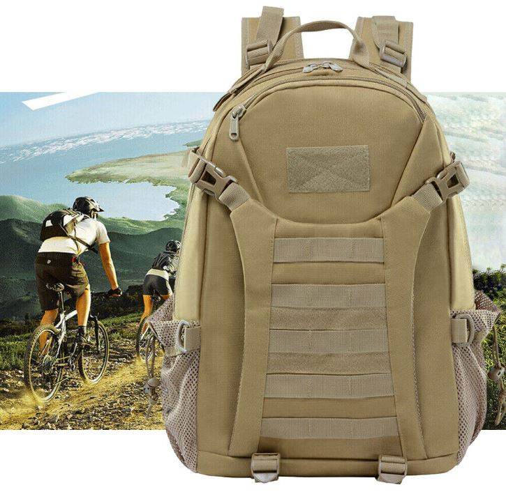 Tactical Military Backpack (Khaki) - DMC Wholesale