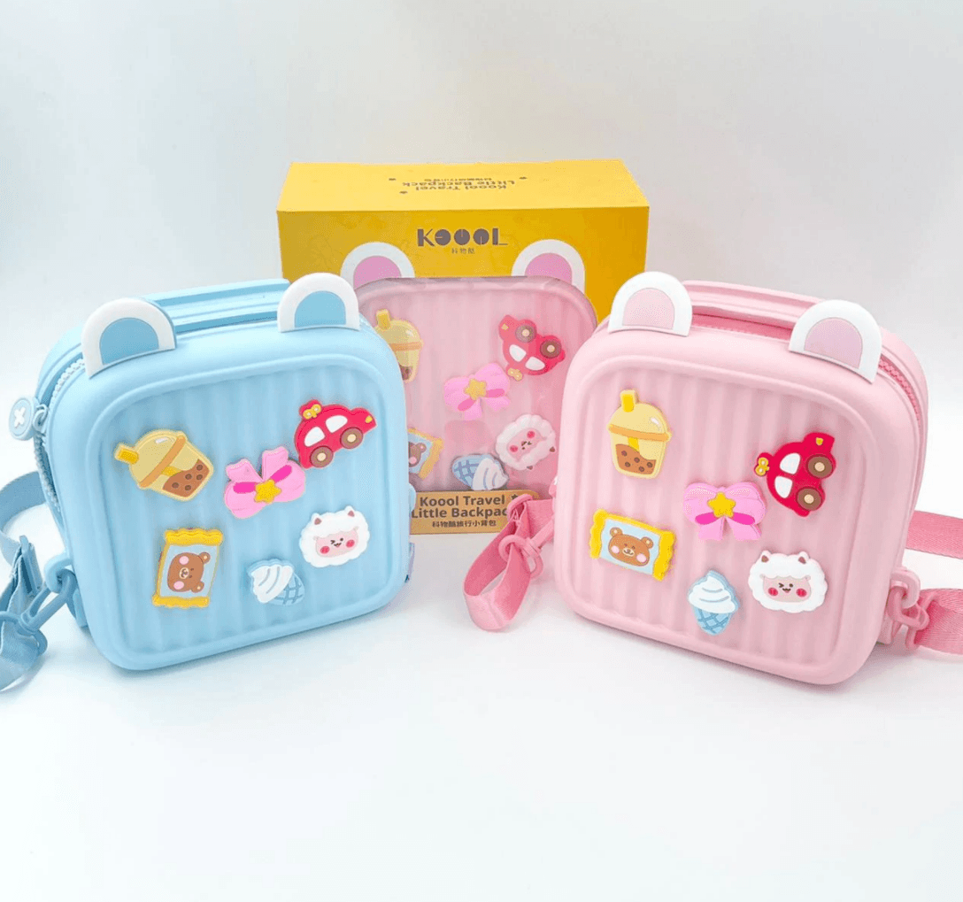 Cute Lightweight Waterproof Backpack For Children (Blue) - DMC Wholesale